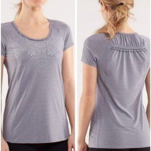 Lululemon Run Wild Short Sleeve Tech Gre